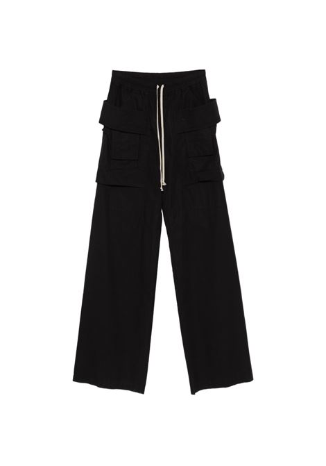 pantaloni creatch wide cargo uomo neri RICK OWENS DRKSHDW | DU01F4394 CR09
